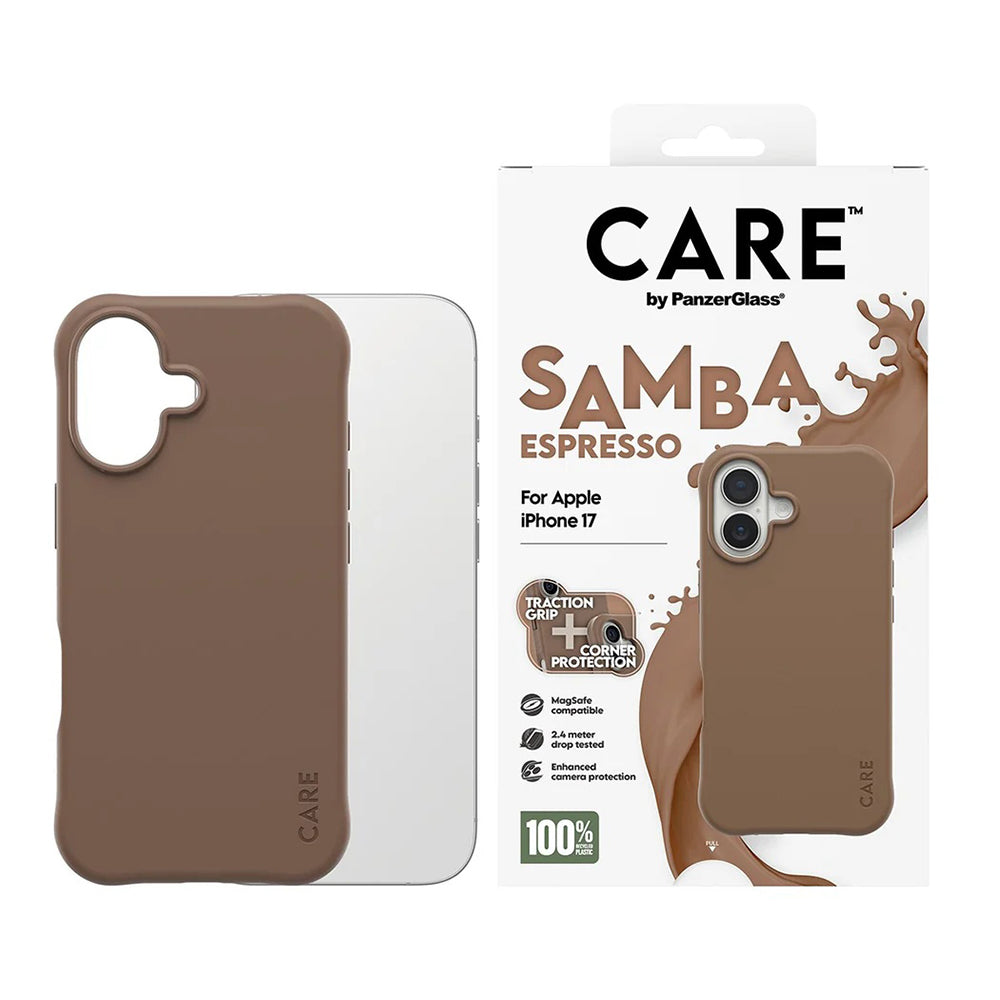 MagSafe cover til Apple iPhone 17, PanzerGlass, Fashionable Care, Brun