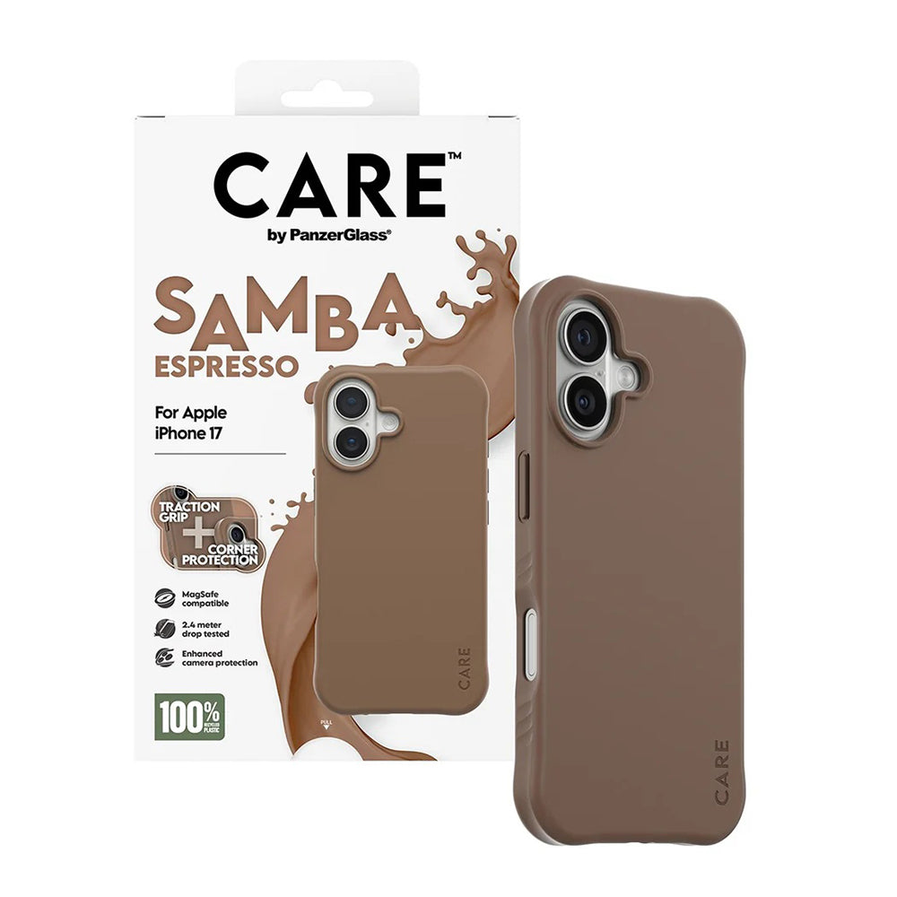 MagSafe cover til Apple iPhone 17, PanzerGlass, Fashionable Care, Brun