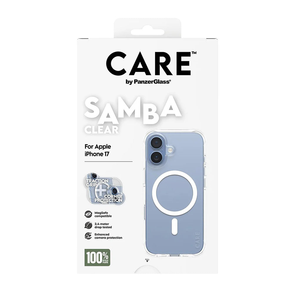 MagSafe cover til Apple iPhone 17, PanzerGlass, Fashionable Care, Hvid Transparent
