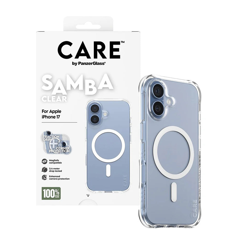 MagSafe cover til Apple iPhone 17, PanzerGlass, Fashionable Care, Hvid Transparent