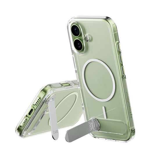 MagSafe cover til Apple iPhone 17, PanzerGlass, med indbygget kickstand, transparent