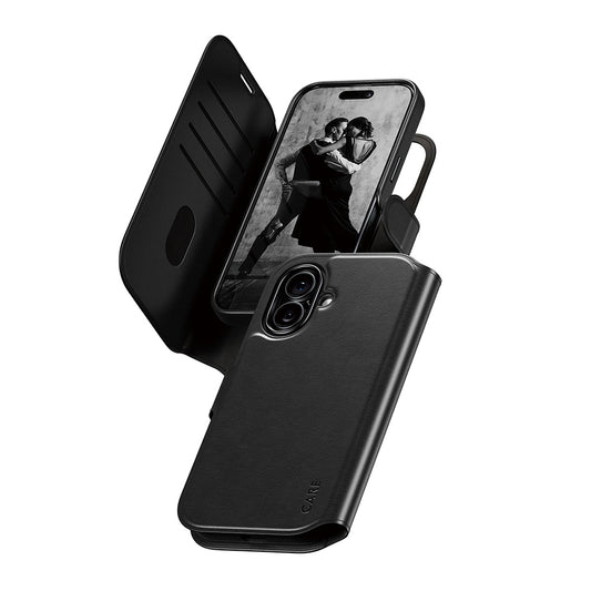 MagSafe cover til Apple iPhone 17, PanzerGlass, Care Feature Tango Two-in-One, Sort