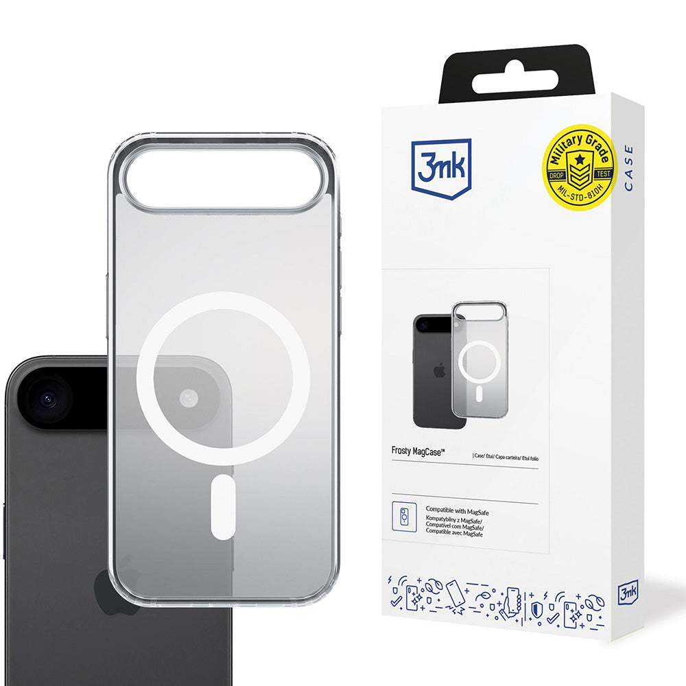 MagSafe cover til Apple iPhone 17 Pro, 3MK, MagCase, Hvid