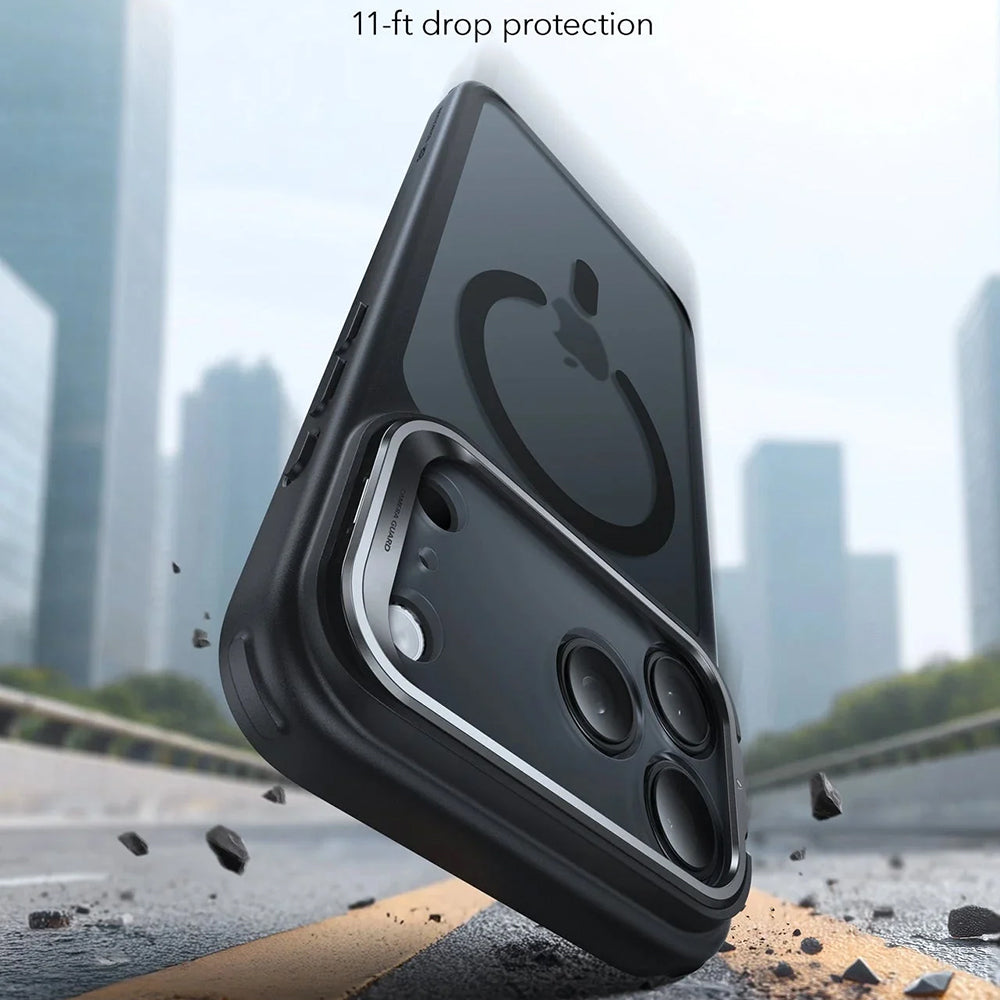 MagSafe cover til Apple iPhone 17 Pro, ESR, Classic Hybrid Kickstand, Satin Sort