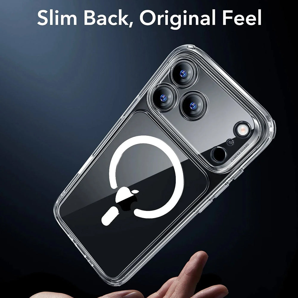 MagSafe cover til Apple iPhone 17 Pro, ESR, Classic Hybrid, Transparent