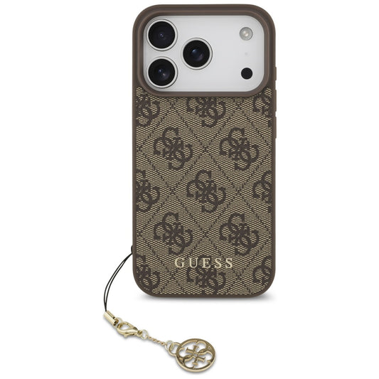 MagSafe cover til Apple iPhone 17 Pro, Guess, 4G Charm Cradle, Brun