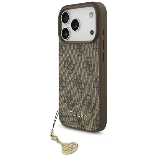 MagSafe cover til Apple iPhone 17 Pro, Guess, 4G Charm Cradle, Brun