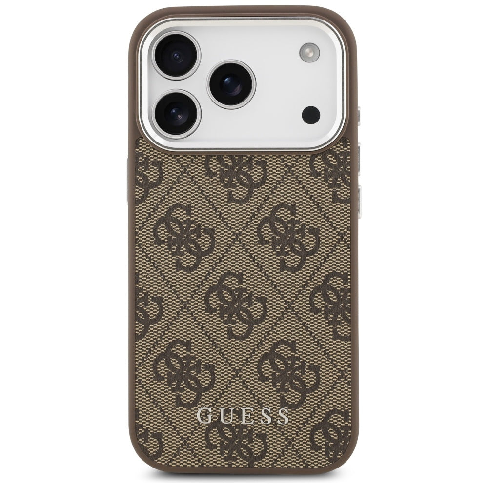 MagSafe cover til Apple iPhone 17 Pro, Guess, 4G Classic Logo, Brun