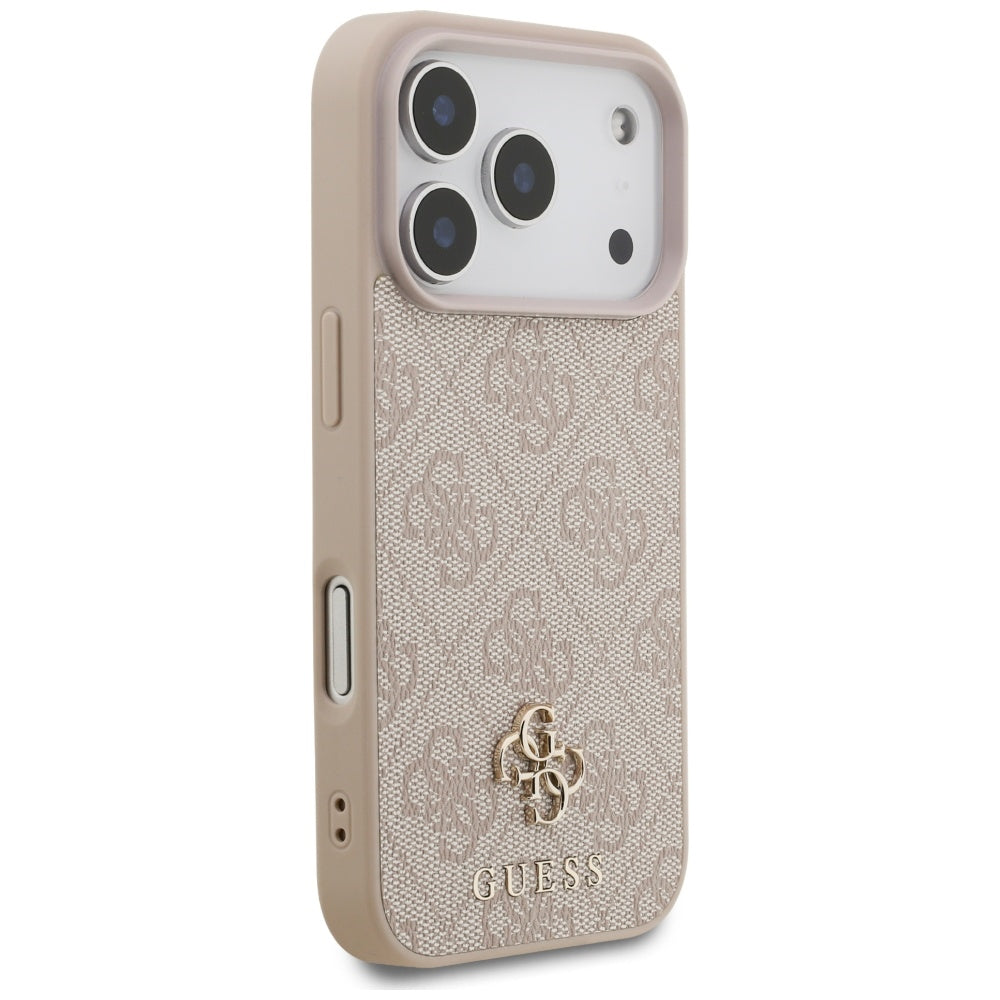 MagSafe cover til Apple iPhone 17 Pro, Guess, 4G Small and Classic Logo, Pink