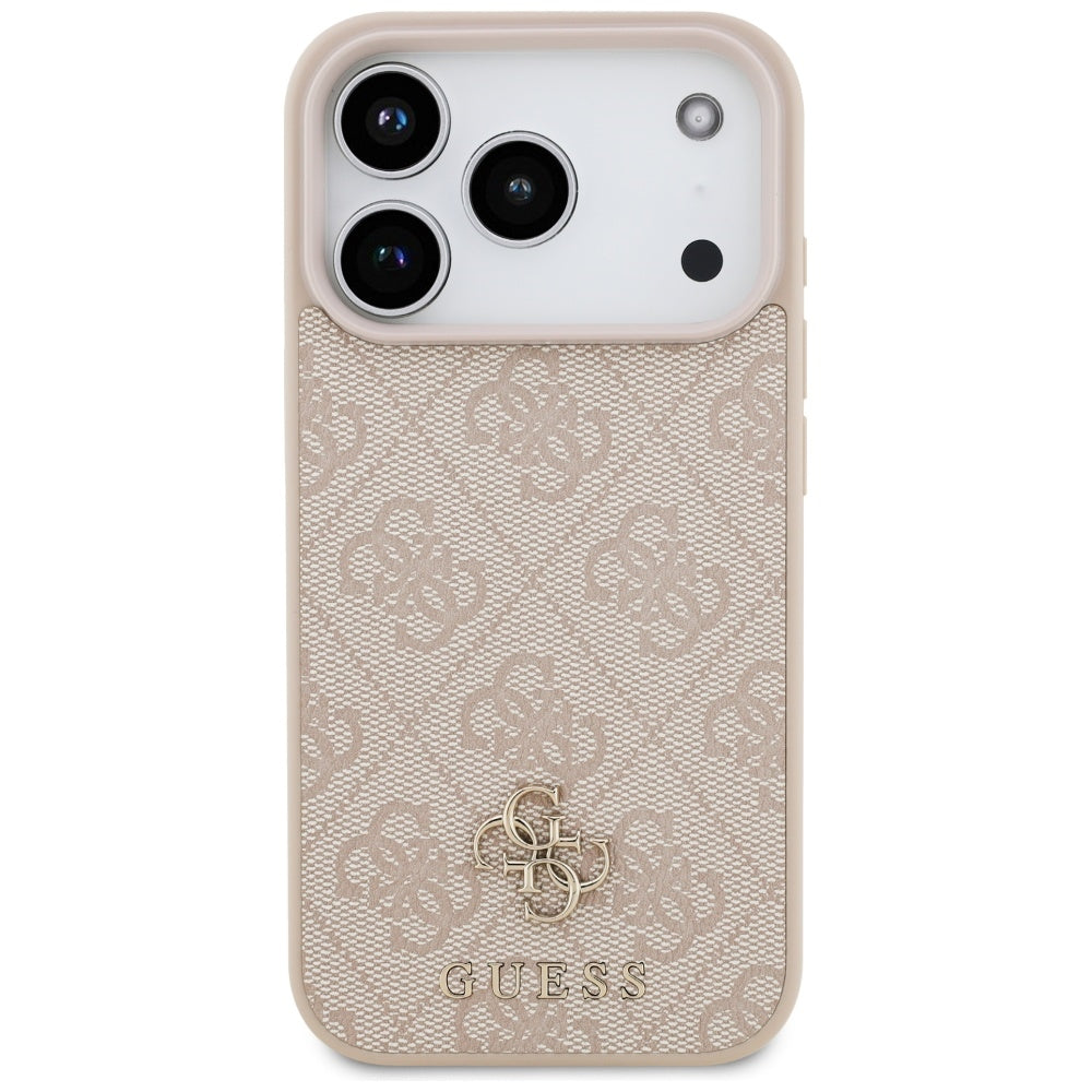 MagSafe cover til Apple iPhone 17 Pro, Guess, 4G Small and Classic Logo, Pink