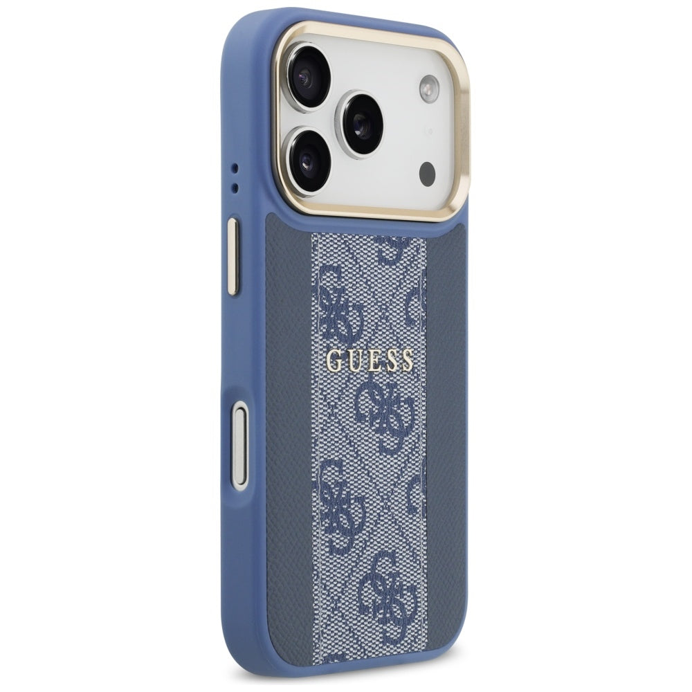 MagSafe cover til Apple iPhone 17 Pro, Guess, 4G Stripe, Blå