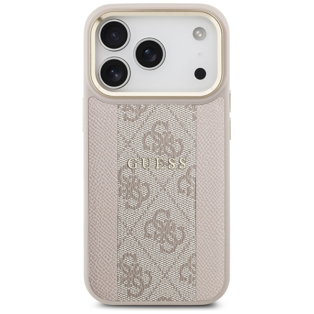 MagSafe cover til Apple iPhone 17 Pro, Guess, 4G Stripe, Pink