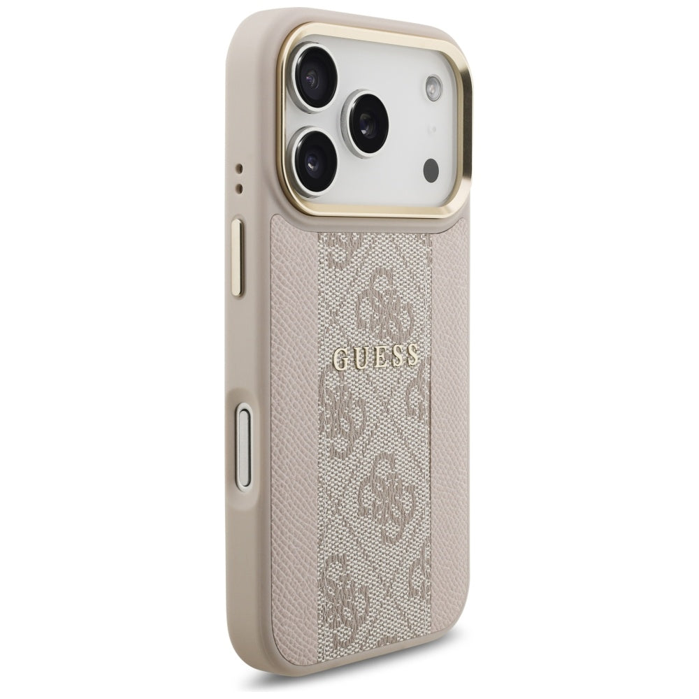 MagSafe cover til Apple iPhone 17 Pro, Guess, 4G Stripe, Pink