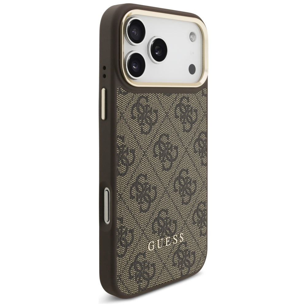 MagSafe cover til Apple iPhone 17 Pro, Guess, Cardslot 4G, Brun