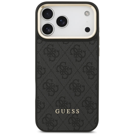 MagSafe cover til Apple iPhone 17 Pro, Guess, Cardslot 4G, Sort