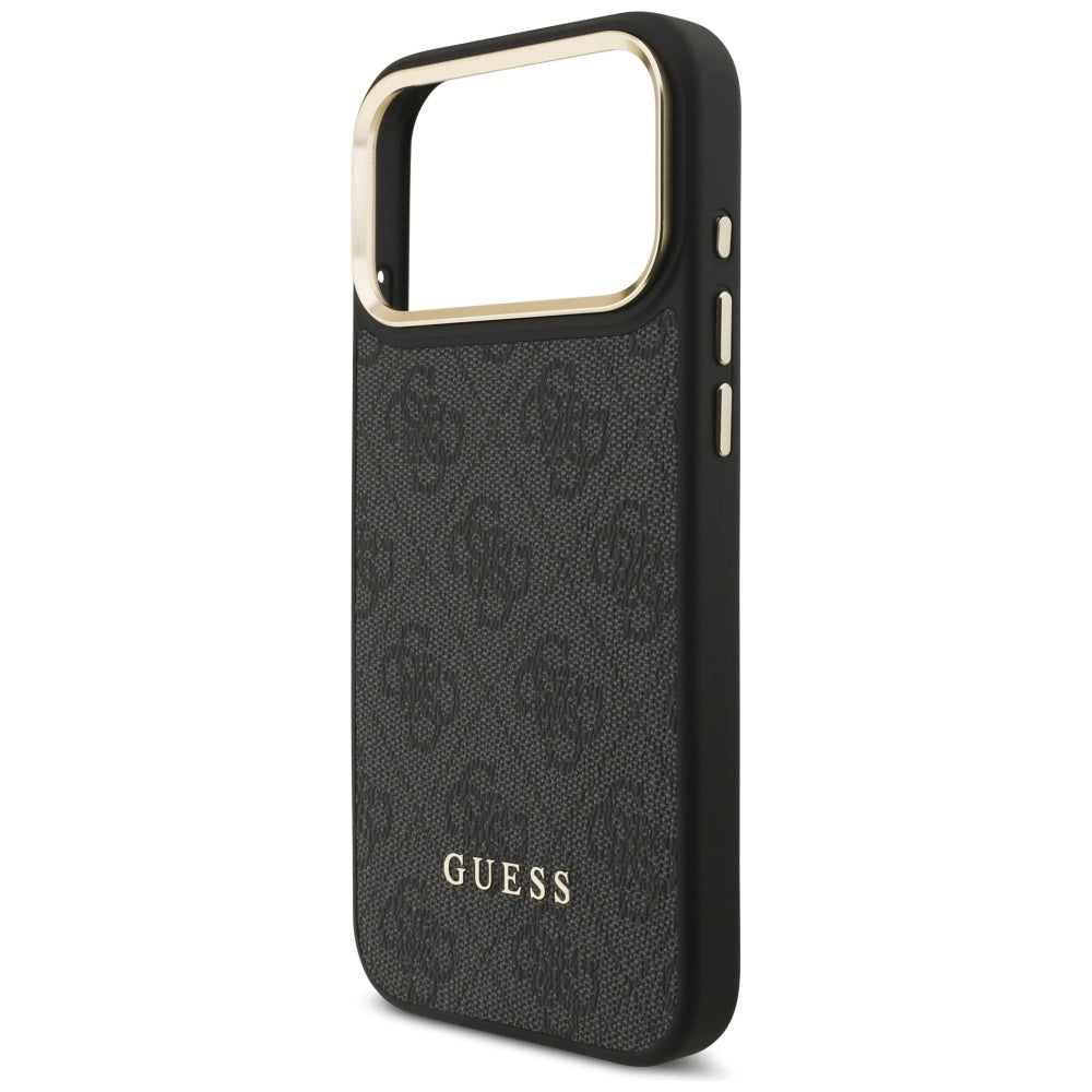 MagSafe cover til Apple iPhone 17 Pro, Guess, Cardslot 4G, Sort