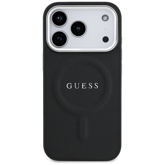 MagSafe Case for Apple iPhone 17 Pro, Guess, Classic Logo, Black