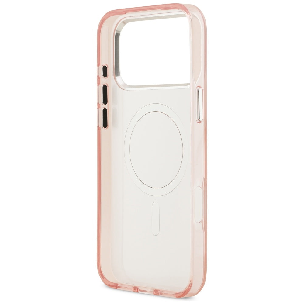 MagSafe cover til Apple iPhone 17 Pro, Karl Lagerfeld, IML Aquarelle Logo Choupette, Pink