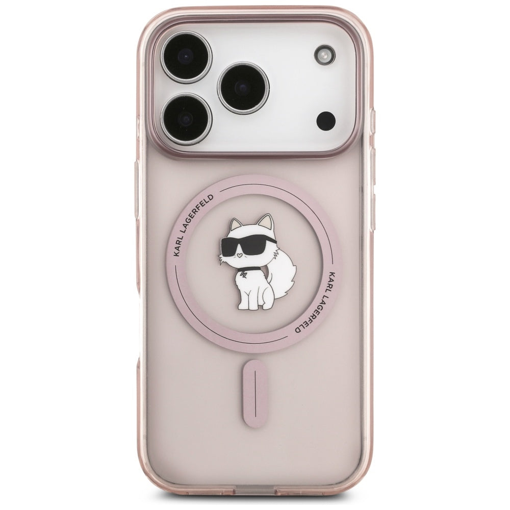 MagSafe cover til Apple iPhone 17 Pro, Karl Lagerfeld, IML Choupette, Pink