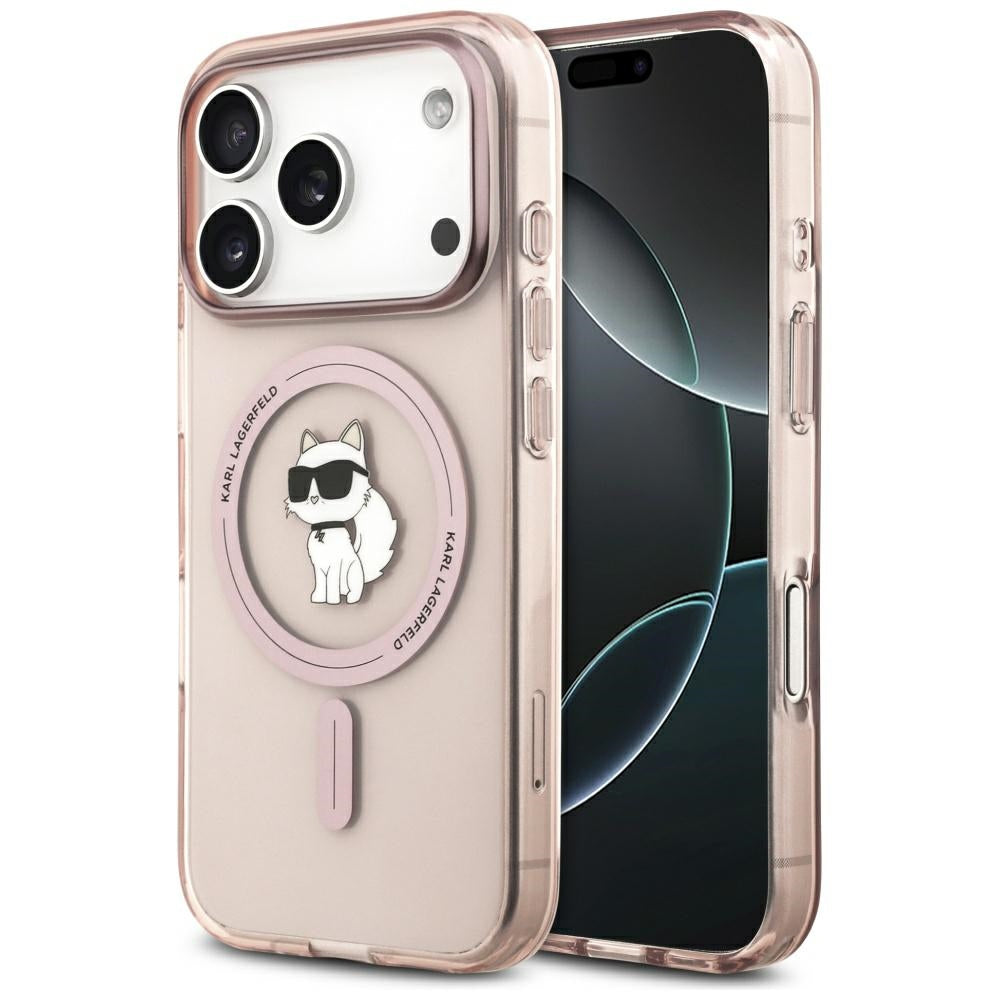 MagSafe cover til Apple iPhone 17 Pro, Karl Lagerfeld, IML Choupette, Pink