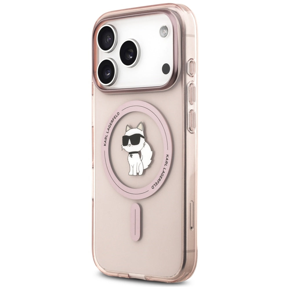 MagSafe cover til Apple iPhone 17 Pro, Karl Lagerfeld, IML Choupette, Pink