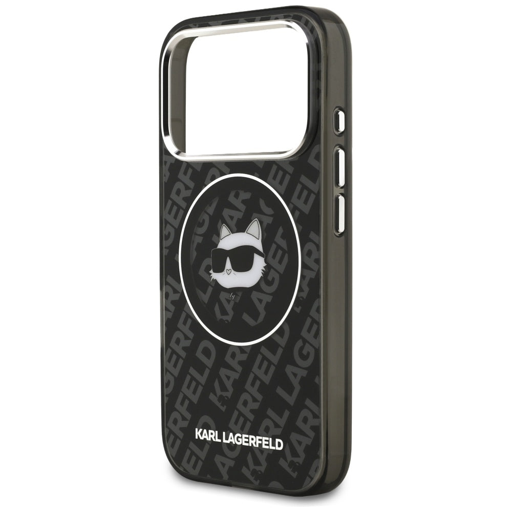 MagSafe cover til Apple iPhone 17 Pro, Karl Lagerfeld, IML Choupette's Head, Sort