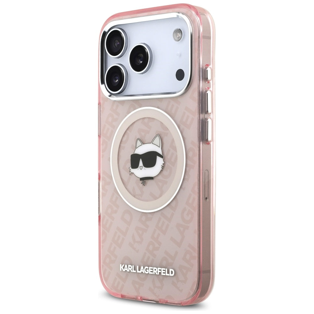 MagSafe cover til Apple iPhone 17 Pro, Karl Lagerfeld, IML Choupette's Head, Pink
