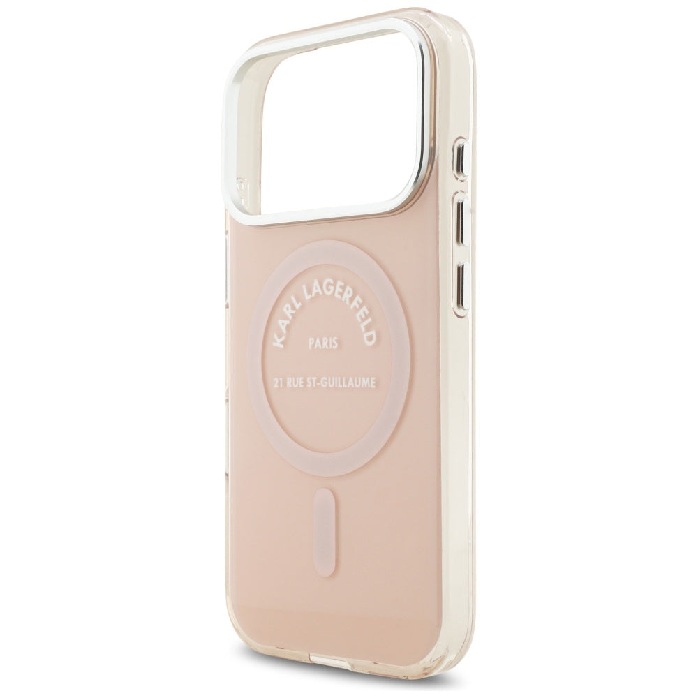 MagSafe cover til Apple iPhone 17 Pro, Karl Lagerfeld, IML Logo RSG, Pink