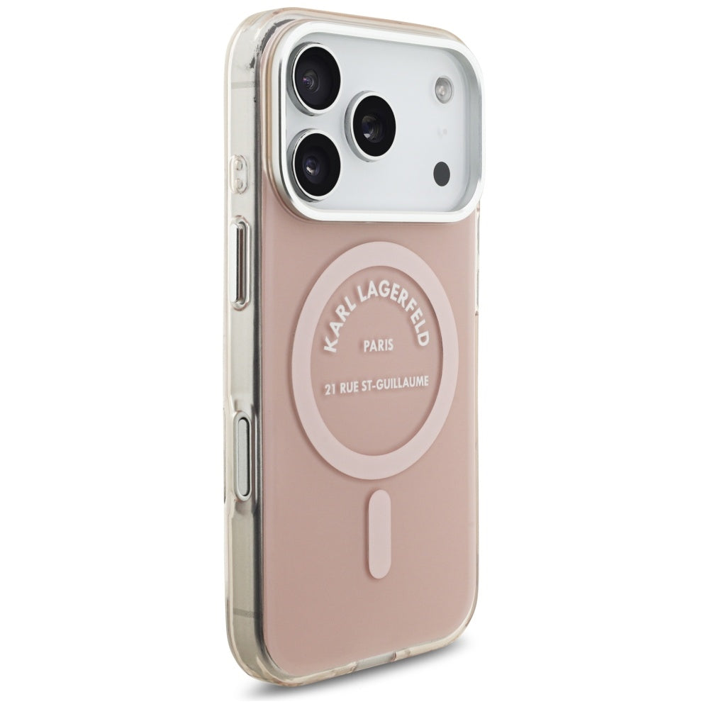 MagSafe cover til Apple iPhone 17 Pro, Karl Lagerfeld, IML Logo RSG, Pink