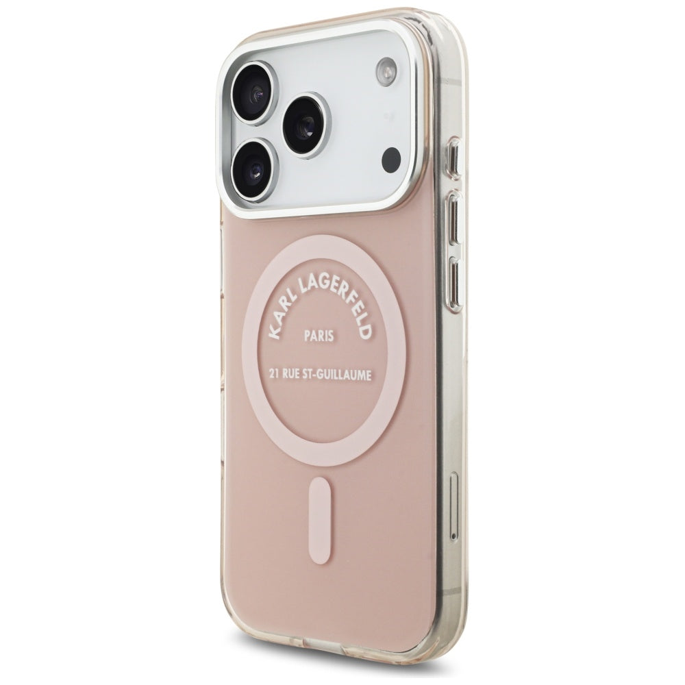 MagSafe cover til Apple iPhone 17 Pro, Karl Lagerfeld, IML Logo RSG, Pink