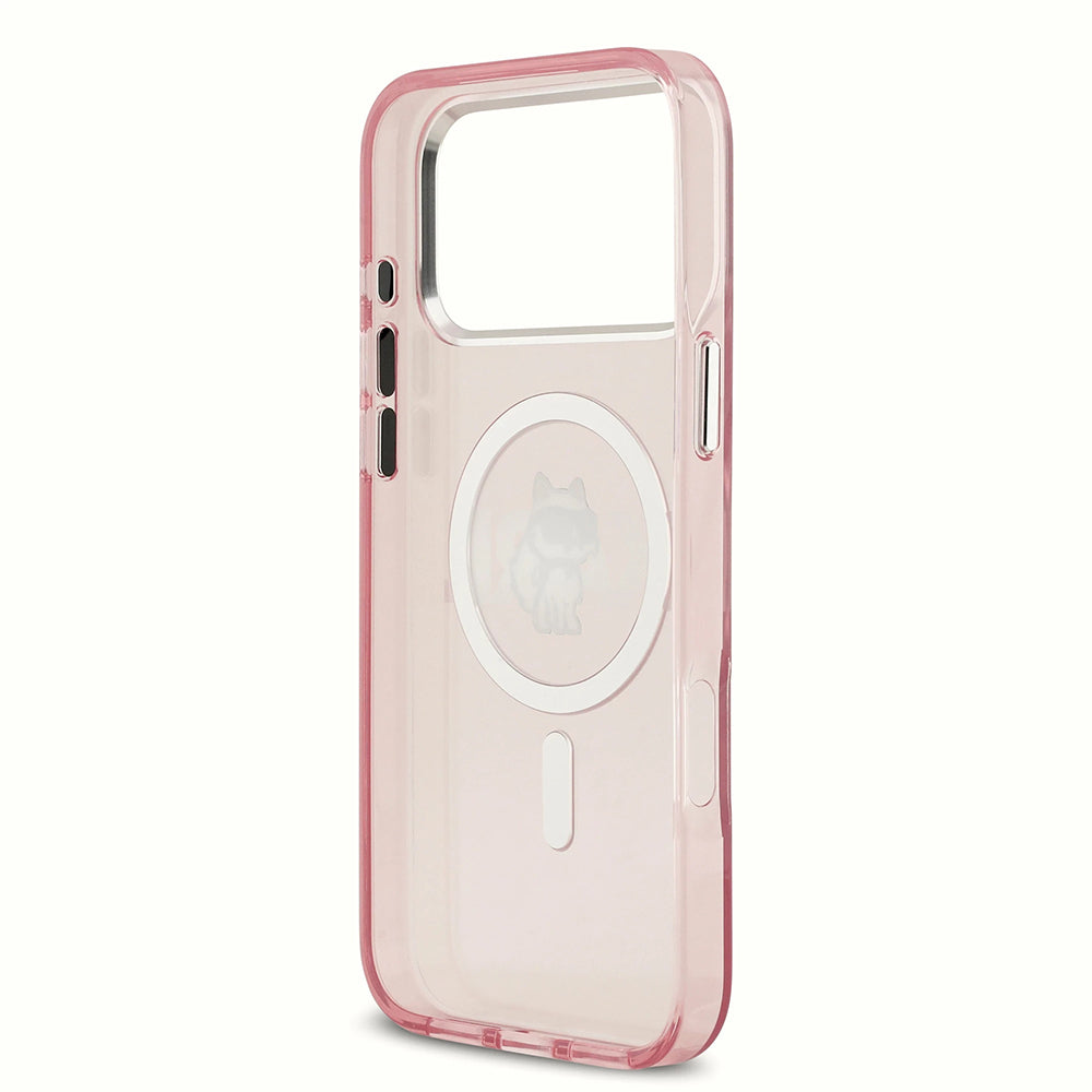MagSafe cover til Apple iPhone 17 Pro, Karl Lagerfeld, IML Sketch Logo Choupette, Pink