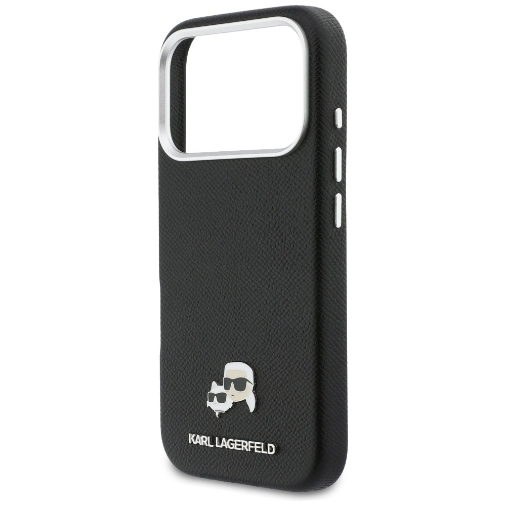 MagSafe cover til Apple iPhone 17 Pro, Karl Lagerfeld, Karl & Choupette Head's Pin, Sort