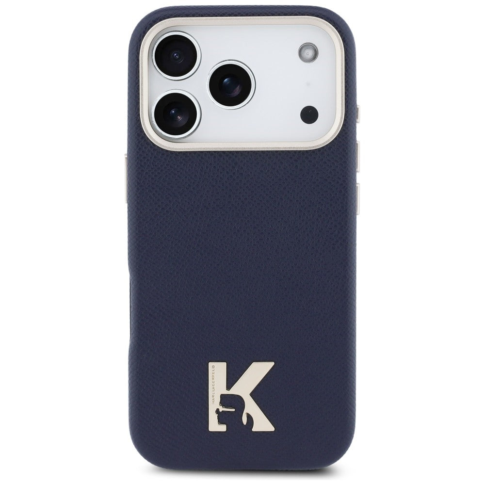 MagSafe cover til Apple iPhone 17 Pro, Karl Lagerfeld, Karl Head Logo, Blå