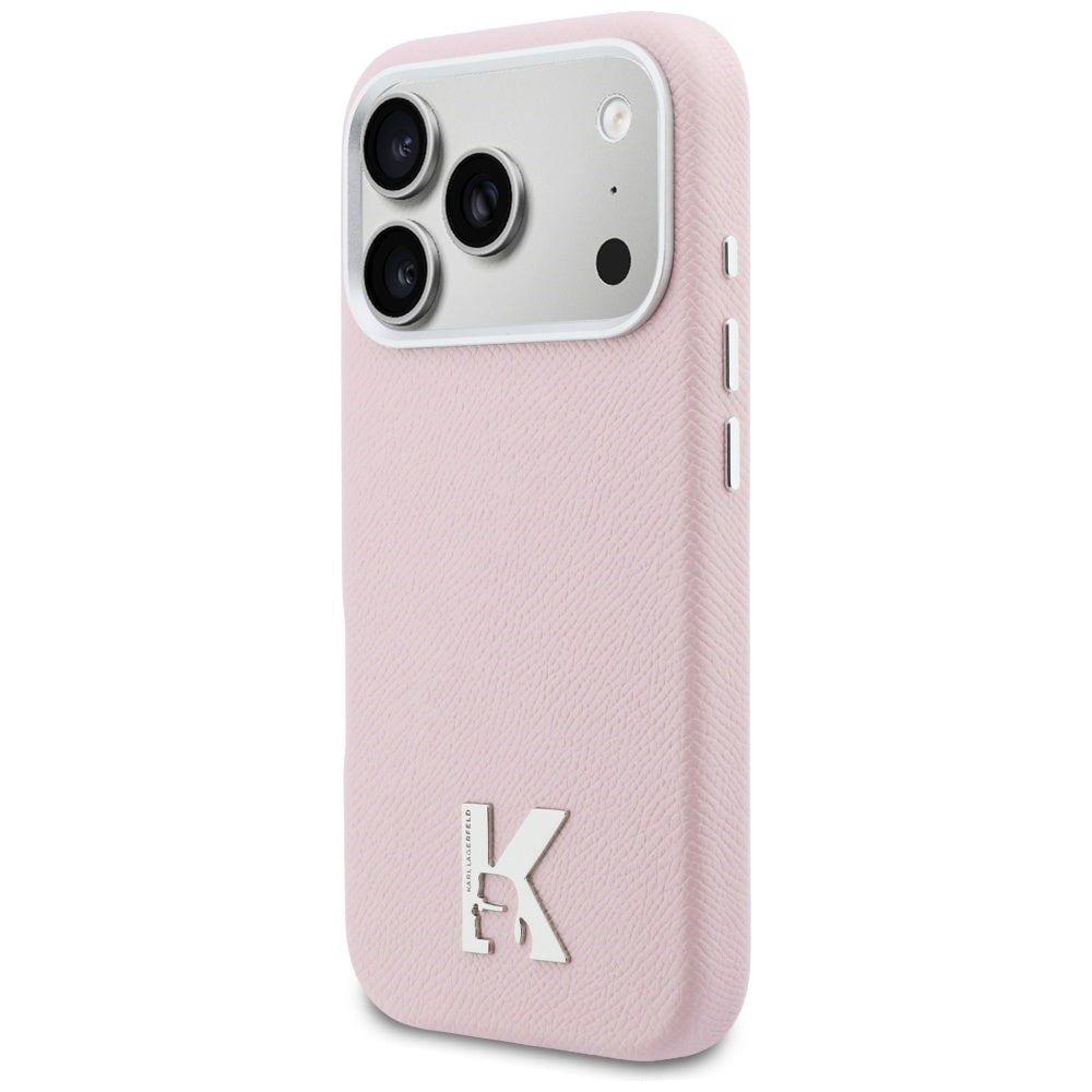 MagSafe cover til Apple iPhone 17 Pro, Karl Lagerfeld, Karl Head Logo, Pink