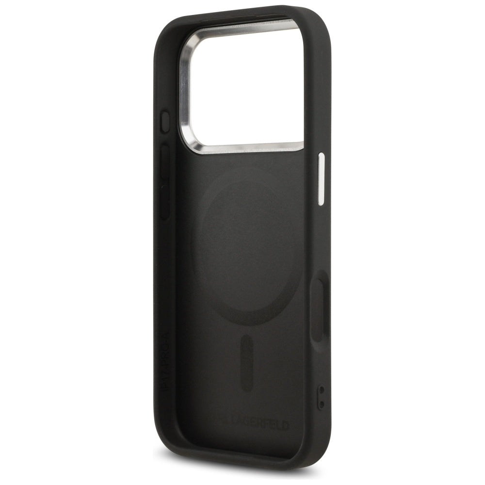 MagSafe cover til Apple iPhone 17 Pro, Karl Lagerfeld, Karl Pin, Sort