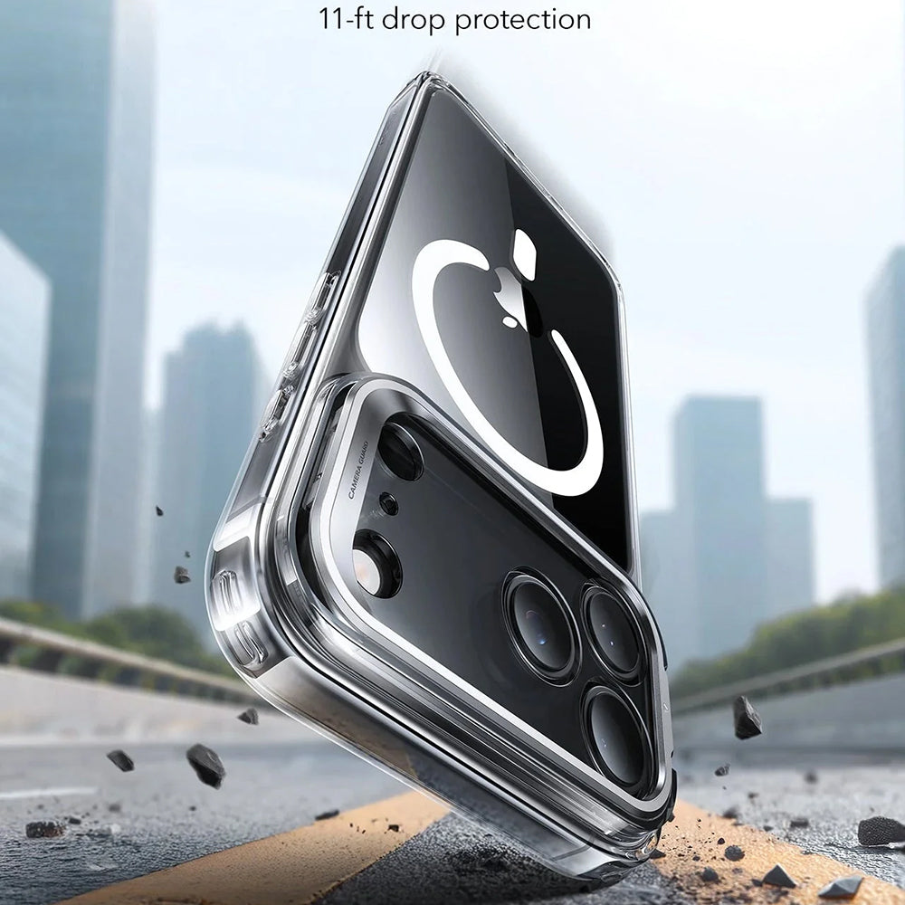 MagSafe cover til Apple iPhone 17 Pro Max, ESR, Classic Hybrid Kickstand, Transparent