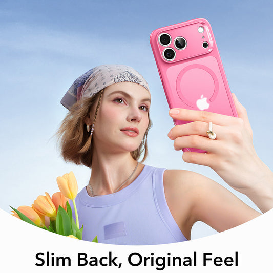 MagSafe cover til Apple iPhone 17 Pro Max, ESR, Classic Hybrid, Satinrosa