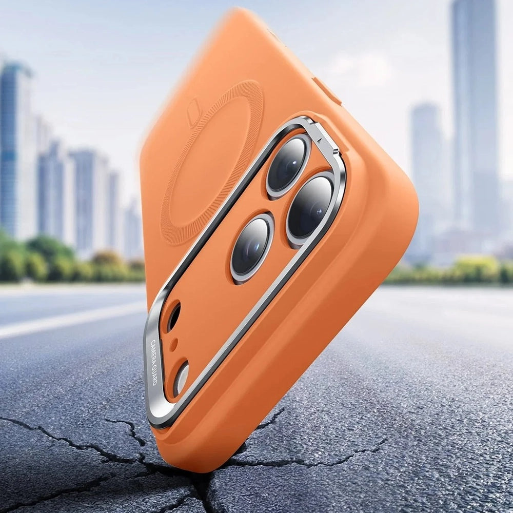MagSafe cover til Apple iPhone 17 Pro Max, ESR, Cloud Soft Kickstand, Orange