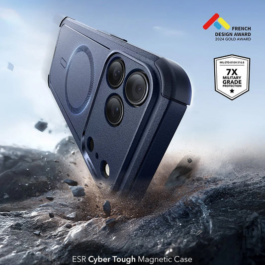 MagSafe cover til Apple iPhone 17 Pro Max, ESR, Cyber, Blå