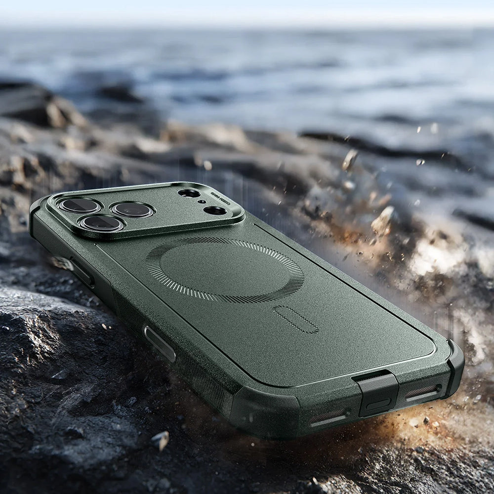 MagSafe cover til Apple iPhone 17 Pro Max, ESR, Cyber, Grøn