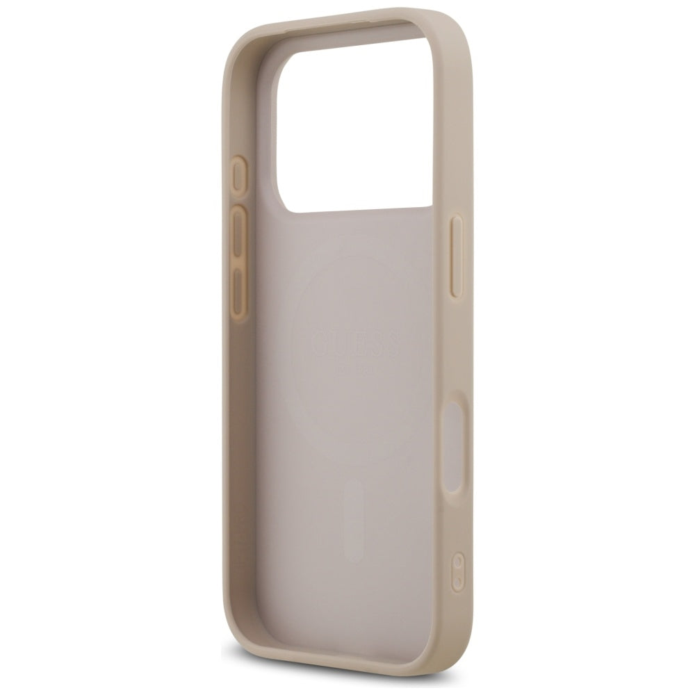 MagSafe cover til Apple iPhone 17 Pro Max, Guess, 4G Ring Classic Logo, Pink