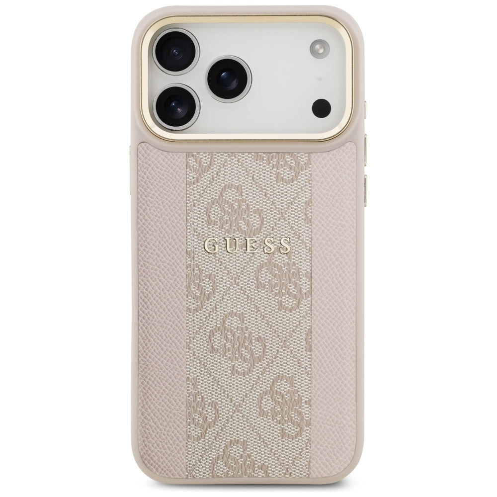 MagSafe cover til Apple iPhone 17 Pro Max, Guess, 4G Stripe, Pink