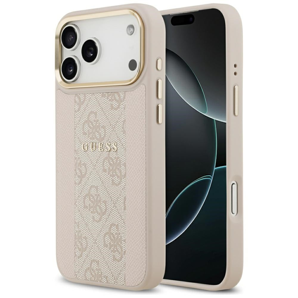 MagSafe cover til Apple iPhone 17 Pro Max, Guess, 4G Stripe, Pink