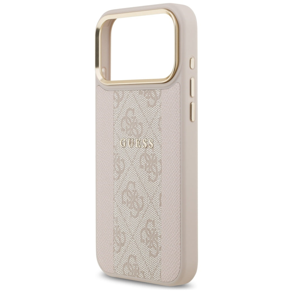 MagSafe cover til Apple iPhone 17 Pro Max, Guess, 4G Stripe, Pink