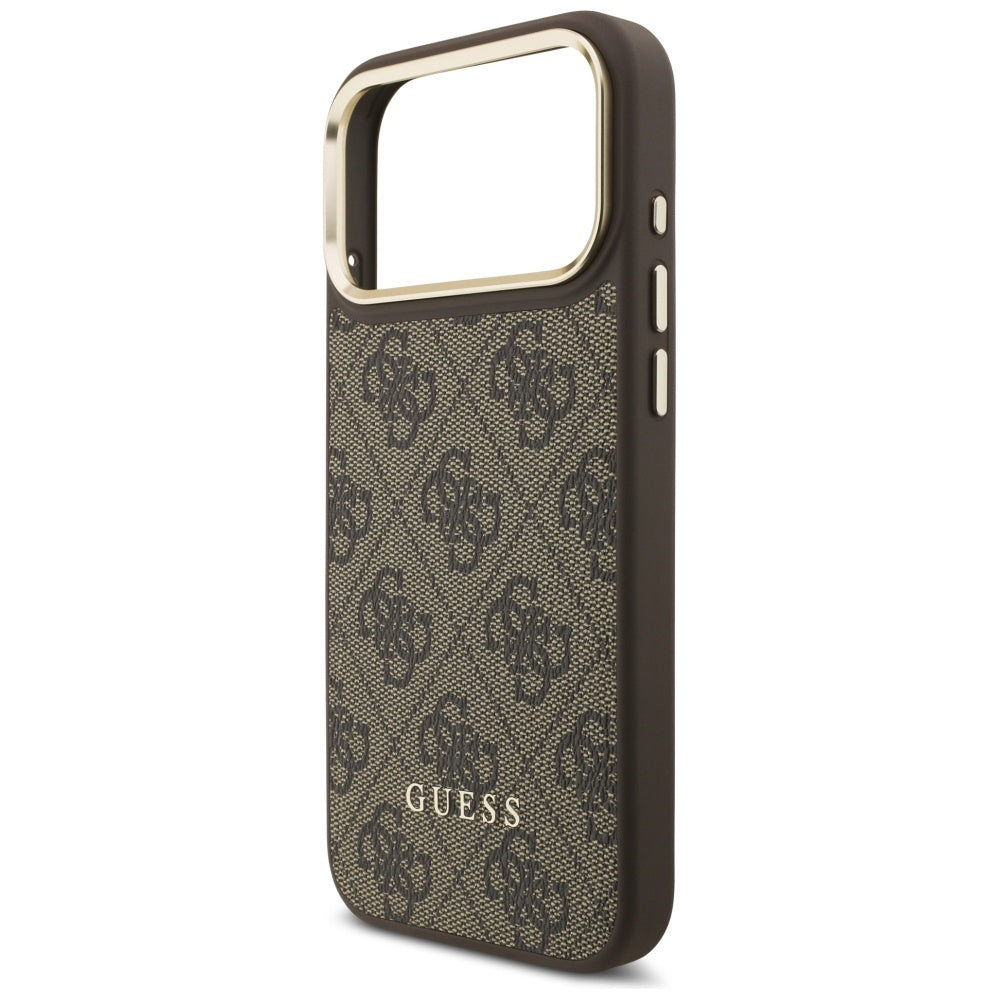 MagSafe cover til Apple iPhone 17 Pro Max, Guess, Cardslot 4G, Brun