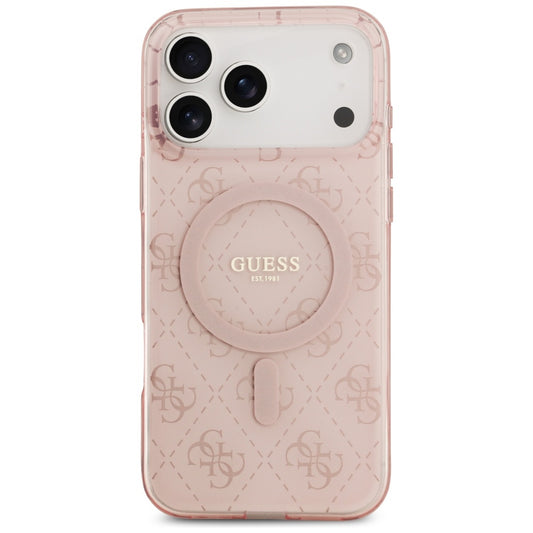 MagSafe cover til Apple iPhone 17 Pro Max, Guess, IML 4G Background, Pink