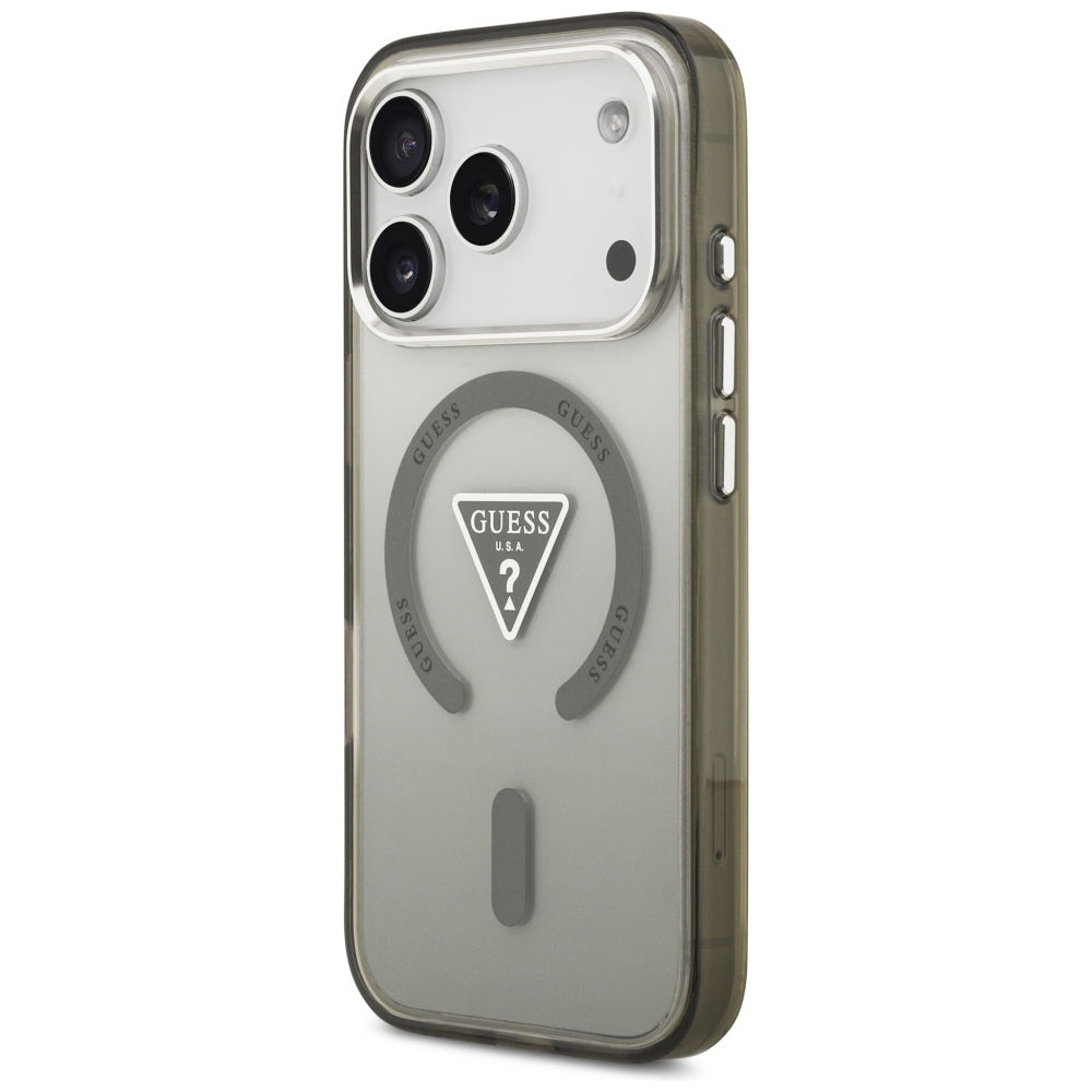 MagSafe cover til Apple iPhone 17 Pro Max, Guess, IML Gradient Triangle Logo, Kaki