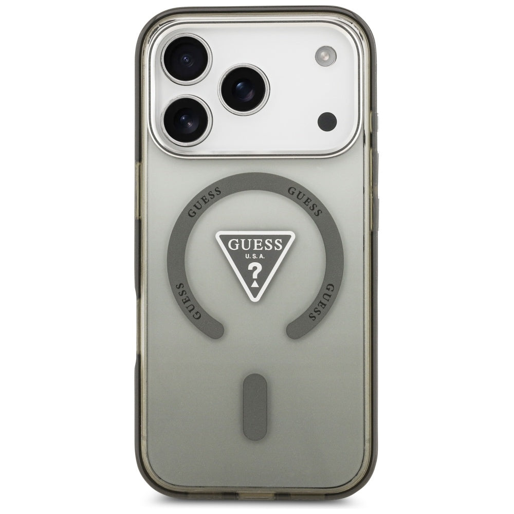 MagSafe cover til Apple iPhone 17 Pro Max, Guess, IML Gradient Triangle Logo, Kaki