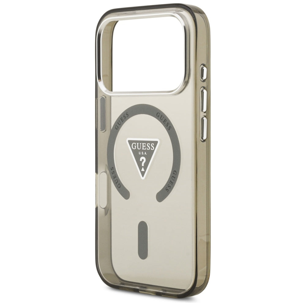 MagSafe cover til Apple iPhone 17 Pro Max, Guess, IML Gradient Triangle Logo, Kaki