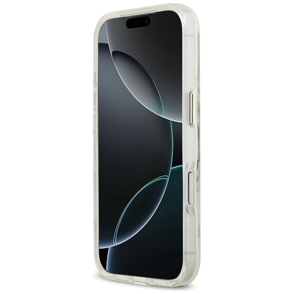 MagSafe cover til Apple iPhone 17 Pro Max, Guess, Metal Outline, Gylden